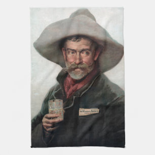 Linge De Cuisine Cow-boy ranchero espagnol dans un saloon de l'Oues