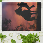 Linge De Cuisine cowboy Roping Rodeo (Plié)