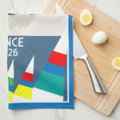 Linge De Cuisine Cowes île de Wight Yacht Regatta (Quart Plié)