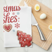 Linge De Cuisine Cozy Christmas Wishes Kitchen Towel (Quart Plié)