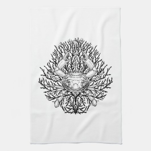 Linge De Cuisine Crabe (Vertical)