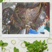 Linge De Cuisine Crabe à fer à cheval ... Restauration asiatique th (Plié)