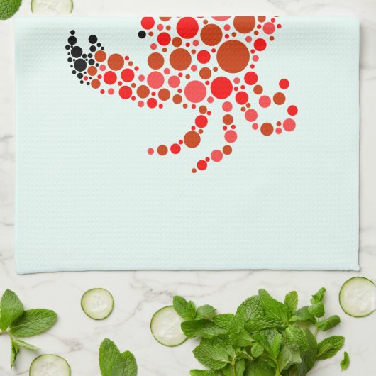 Linge De Cuisine Crabe à points (Plié)