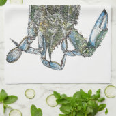 Linge De Cuisine Crabe bleu (Plié)