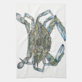 Linge De Cuisine Crabe bleu (Vertical)