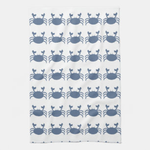 Linge De Cuisine Crabe bleu