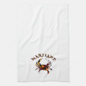 Linge De Cuisine Crabe de drapeau du Maryland (Vertical)