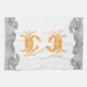 Linge De Cuisine Crabe mandala (Horizontal)