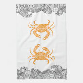Linge De Cuisine Crabe mandala (Vertical)