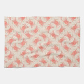 Linge De Cuisine Crabe - Pêche Fuzz 2024 (Horizontal)