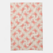 Linge De Cuisine Crabe - Pêche Fuzz 2024 (Vertical)