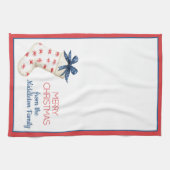 Linge De Cuisine Crabe rouge côtier Prise de Noël (Horizontal)