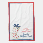 Linge De Cuisine Crabe rouge côtier Prise de Noël (Vertical)