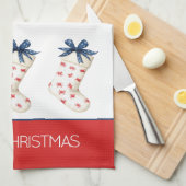 Linge De Cuisine Crabe rouge côtier Prise de Noël (Quart Plié)