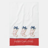 Linge De Cuisine Crabe rouge côtier Prise de Noël (Vertical)