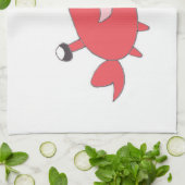 Linge De Cuisine Crabe rouge heureux mignon (Plié)