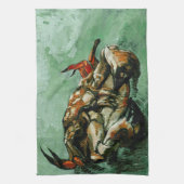 Linge De Cuisine Crabe sur son dos (F605)Van Gogh Fine Art (Vertical)