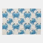 Linge De Cuisine Crabes bleus Motif balnéaire (Horizontal)