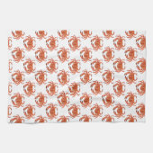 Linge De Cuisine Crabes côtiers Plage Ocean (Horizontal)