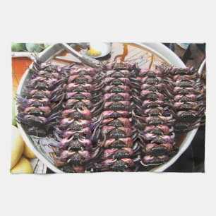 Linge De Cuisine Crabes noirs [Po Na] ... Thai Street Food
