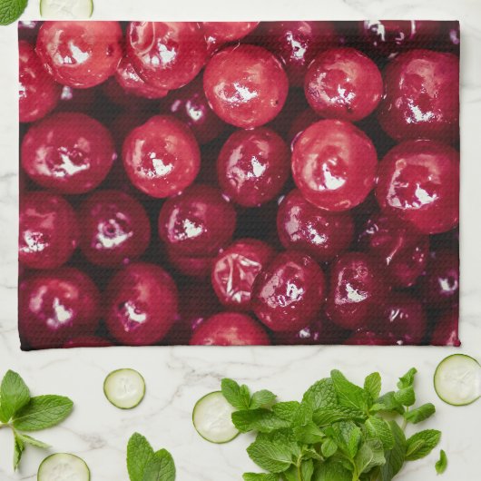 Linge De Cuisine Cranberry (Plié)