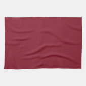 Linge De Cuisine Cranberry Dark Red Solid Trend Couleur Arrière - p (Horizontal)