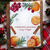 Linge De Cuisine Cranberry Orange Cinnamon Custom Christmas