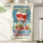 Linge De Cuisine Cranberry Prosecco Cocktail de Noël Recette