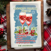 Linge De Cuisine Cranberry Prosecco Cocktail de Noël Recette