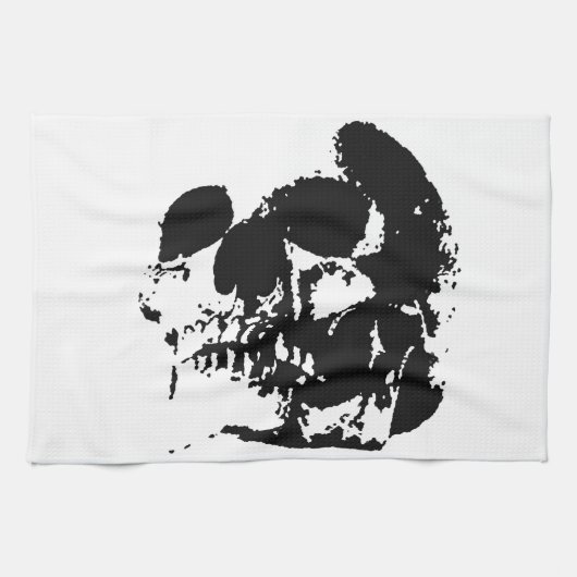 Linge De Cuisine Crâne (Horizontal)