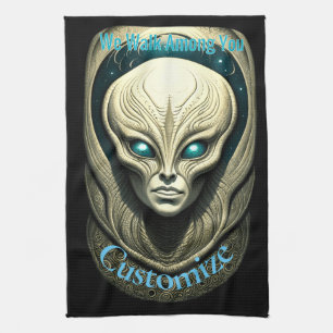 Linge De Cuisine Crâne Alien Tête Thunder_Cove