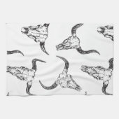 Linge De Cuisine Crâne animal (Horizontal)