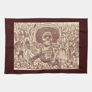 Linge De Cuisine Crâne de Oaxaca, La Calavera Oaxaqueña