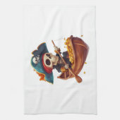 Linge De Cuisine Crâne de pirate drôle de Bone Buccaneer (Vertical)