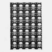 Linge De Cuisine Crâne et os croisés (Vertical)