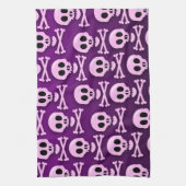 Linge De Cuisine Crâne pourpre Sassy (Vertical)