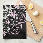 Linge De Cuisine Crâne Vintage (Quart Plié)