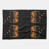 Linge De Cuisine Crânes ailes de papillons (Horizontal)