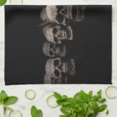 Linge De Cuisine Crânes mauvais (Plié)