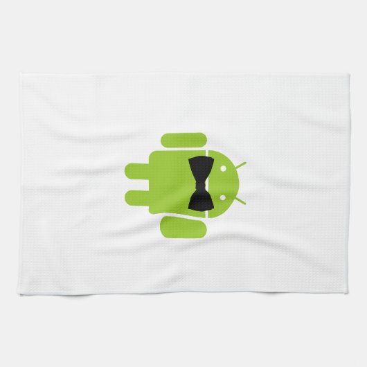 Linge De Cuisine Cravate Formelle Bow Android Robot Icon (Horizontal)