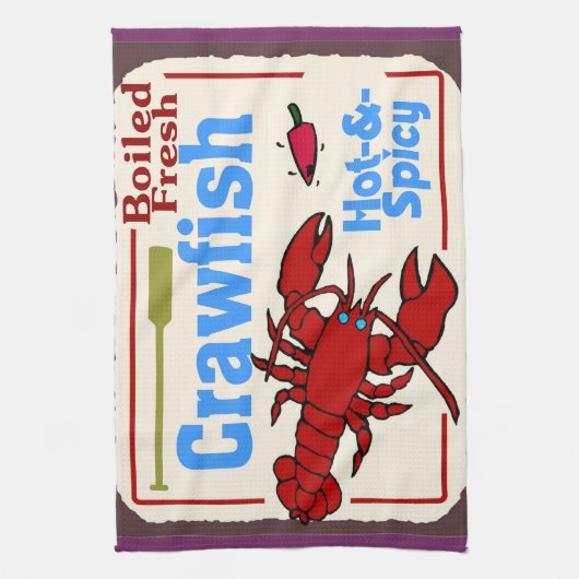 Linge De Cuisine Crawfish (Vertical)