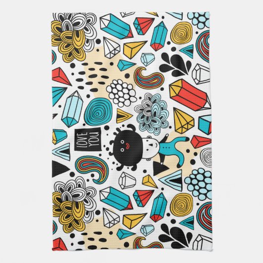 Linge De Cuisine Crazy head (Vertical)