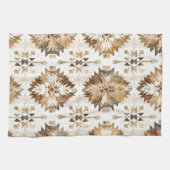 Linge De Cuisine Cream Brown Native Tribal (Horizontal)