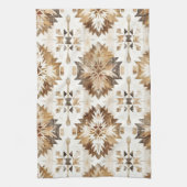 Linge De Cuisine Cream Brown Native Tribal (Vertical)