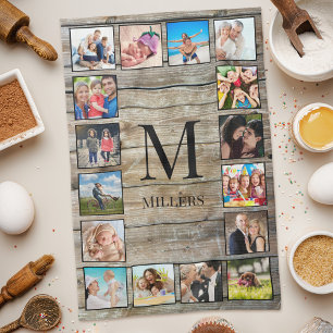 Linge De Cuisine Create Your Custom Photo Collage Rustic Farmhouse