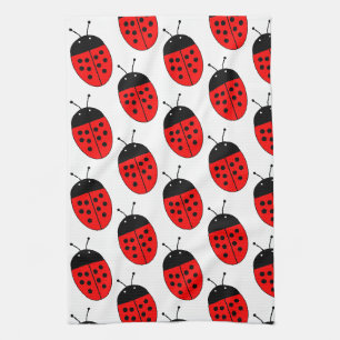 Linge De Cuisine Création coccinelle