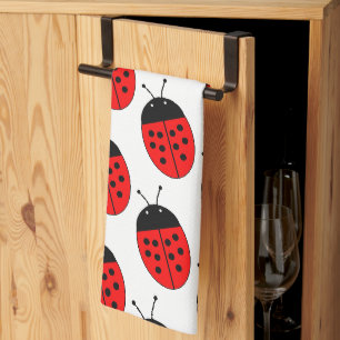 Linge De Cuisine Création coccinelle