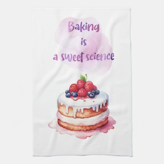 Linge De Cuisine Création de gâteau sucré (Vertical)