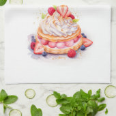 Linge De Cuisine Création de gâteau sucré (Plié)