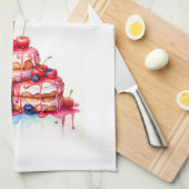 Linge De Cuisine Création de gâteau sucré (Quart Plié)